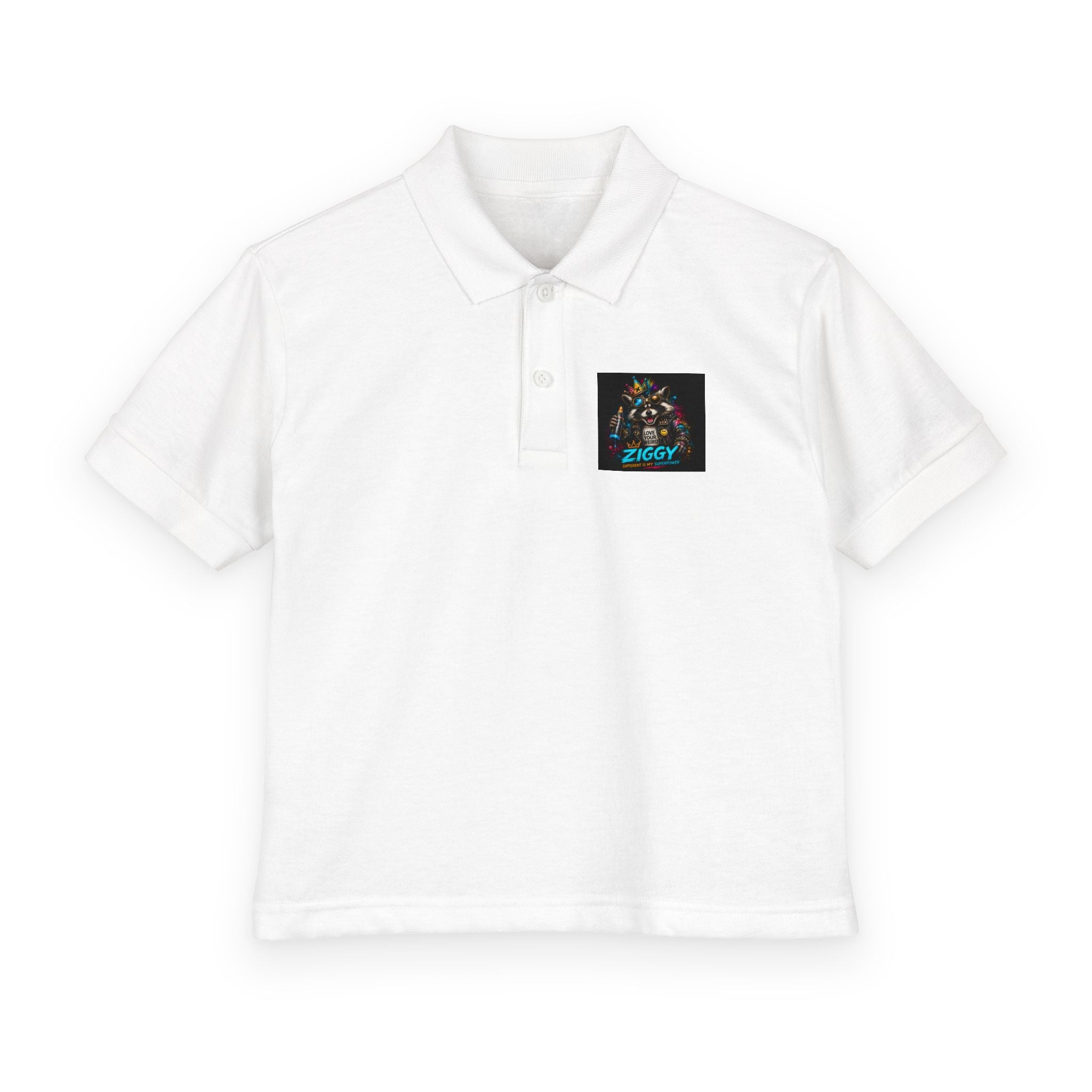 Ziggy the Raccoon-Polo Shirt
