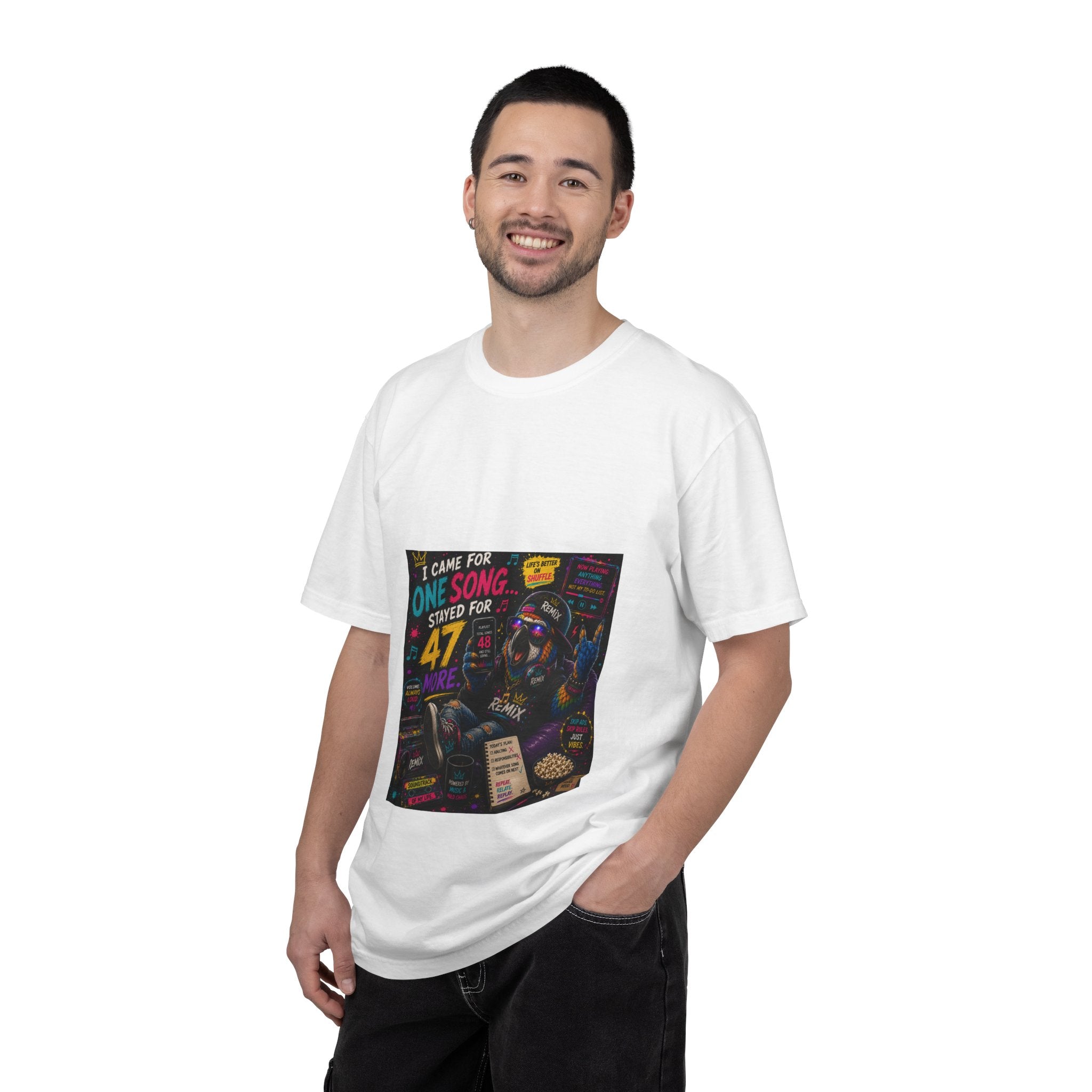 I Came for one song, I stayed for 47 more, Remix the Parrot T Shirt