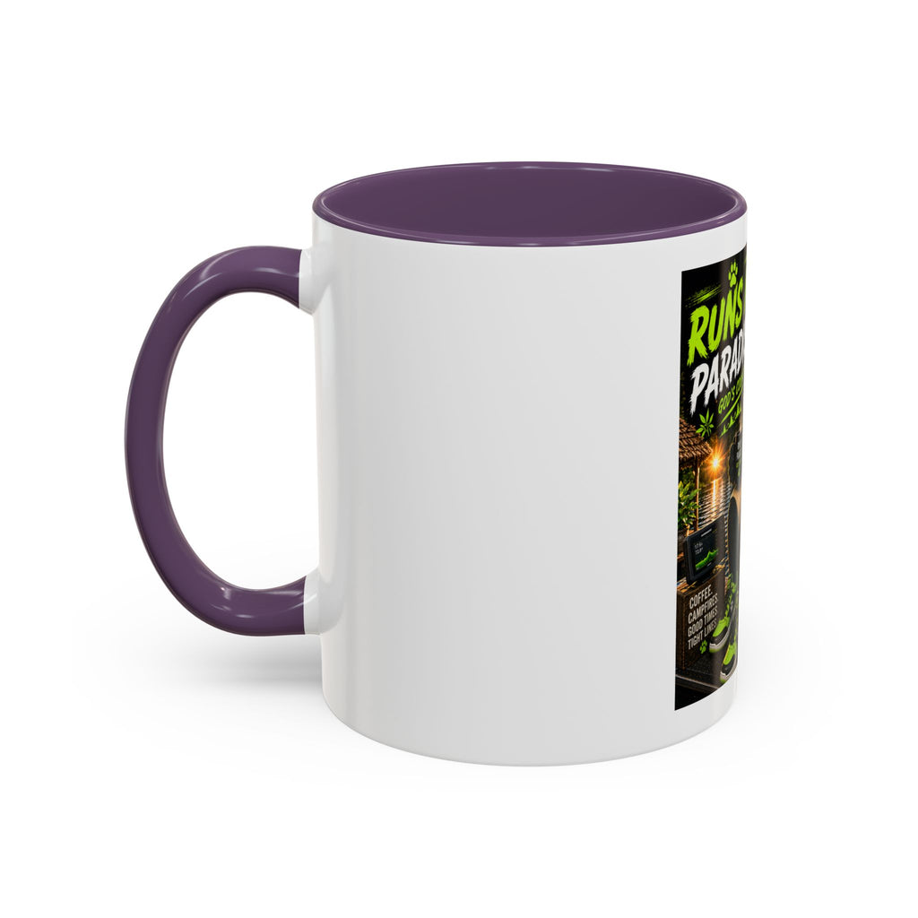 "Runs in Paradise" Coffee Mug — RIP The Panda Bear