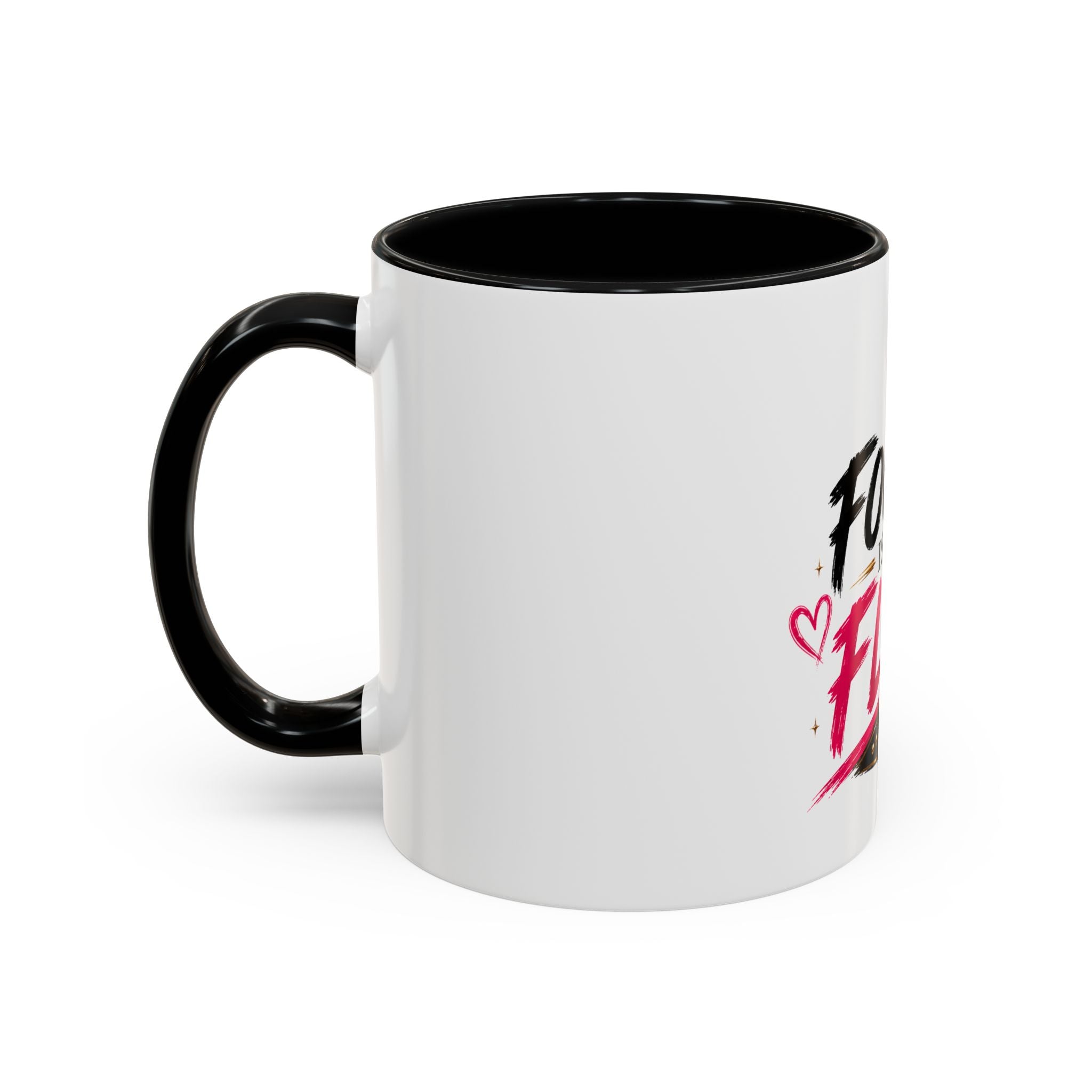 Focus Is My Flex Accent Coffee Mug — Vixen the Foxxy Boss