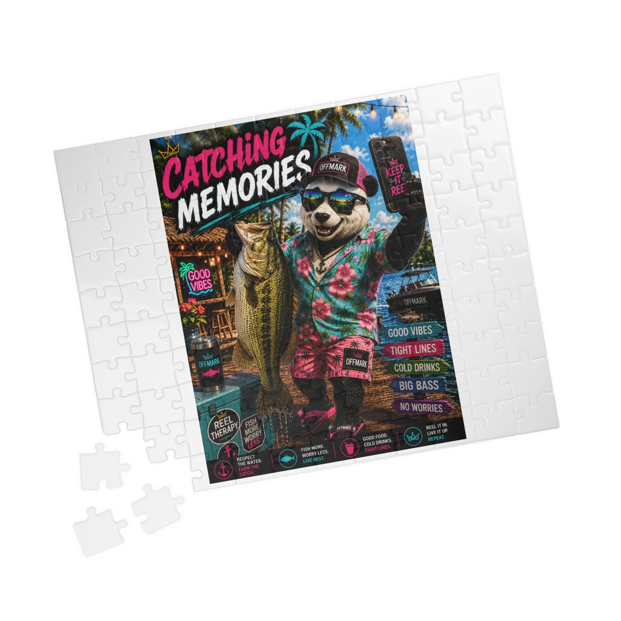 Catching Memories Fishing Puzzle-RIP the Panda Bear