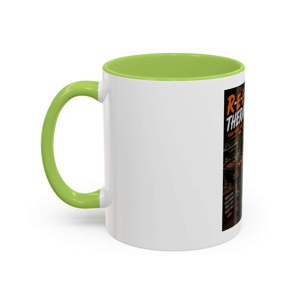 "R-E-E-L Therapy" Fishing RIP the Panda Bear Mug