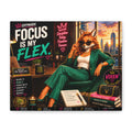 Focus Is My Flex; Canvas Wall Art — Vixen the Foxxy Boss