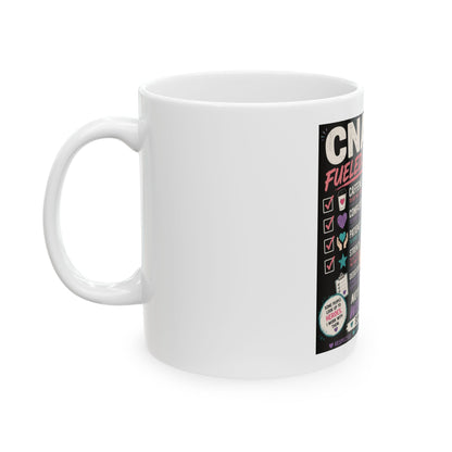 Nurse Fuel Ceramic Mug — Funny Nurse Gifts, Coffee Cup for Nurses (11oz/15oz)