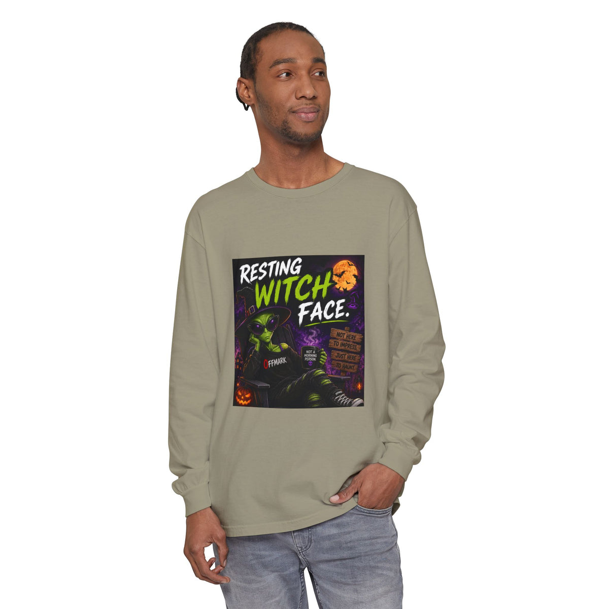 Unisex Garment-dyed Long Sleeve T-Shirt