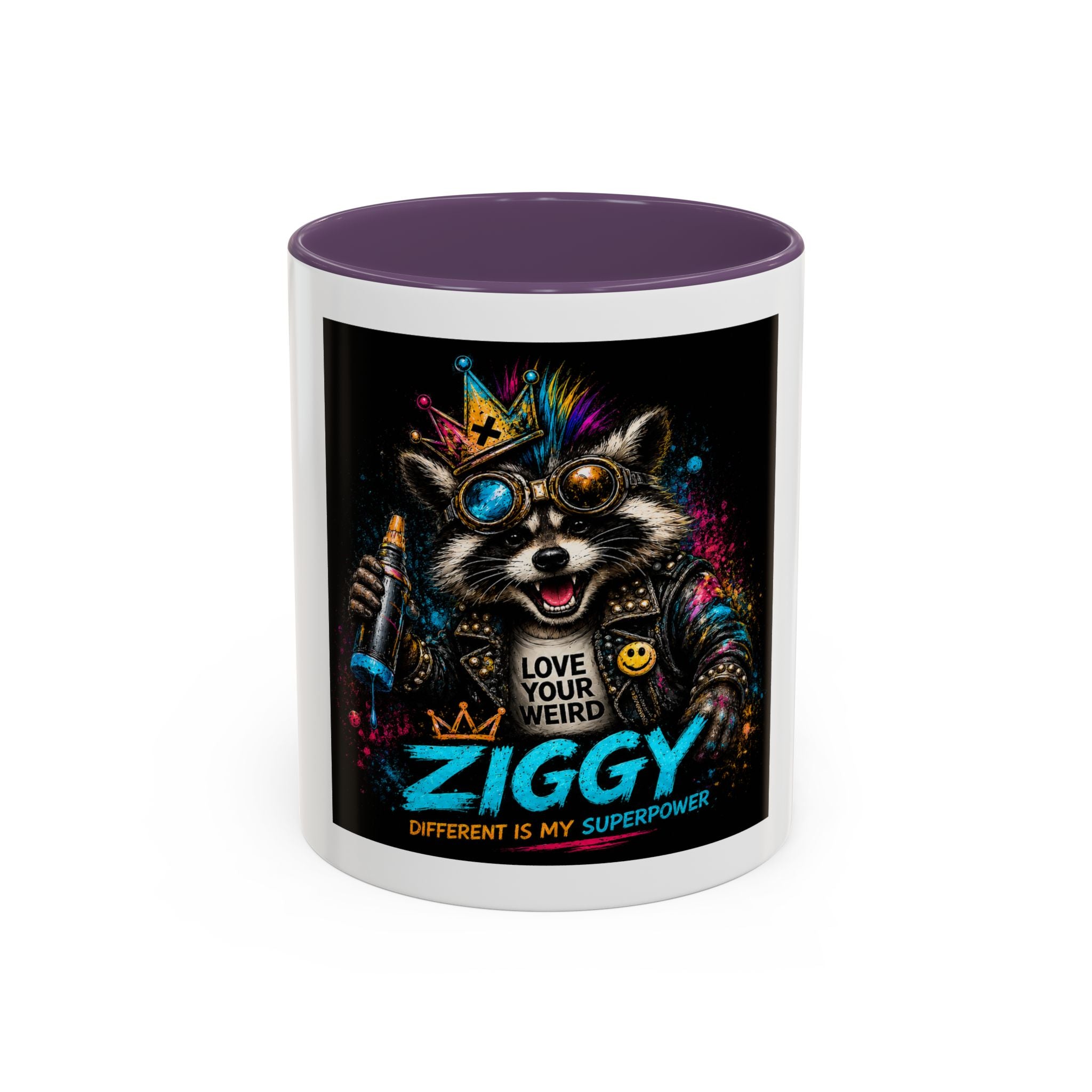 Coffee Mug — Ziggy Raccoon 'Love Your Weird'