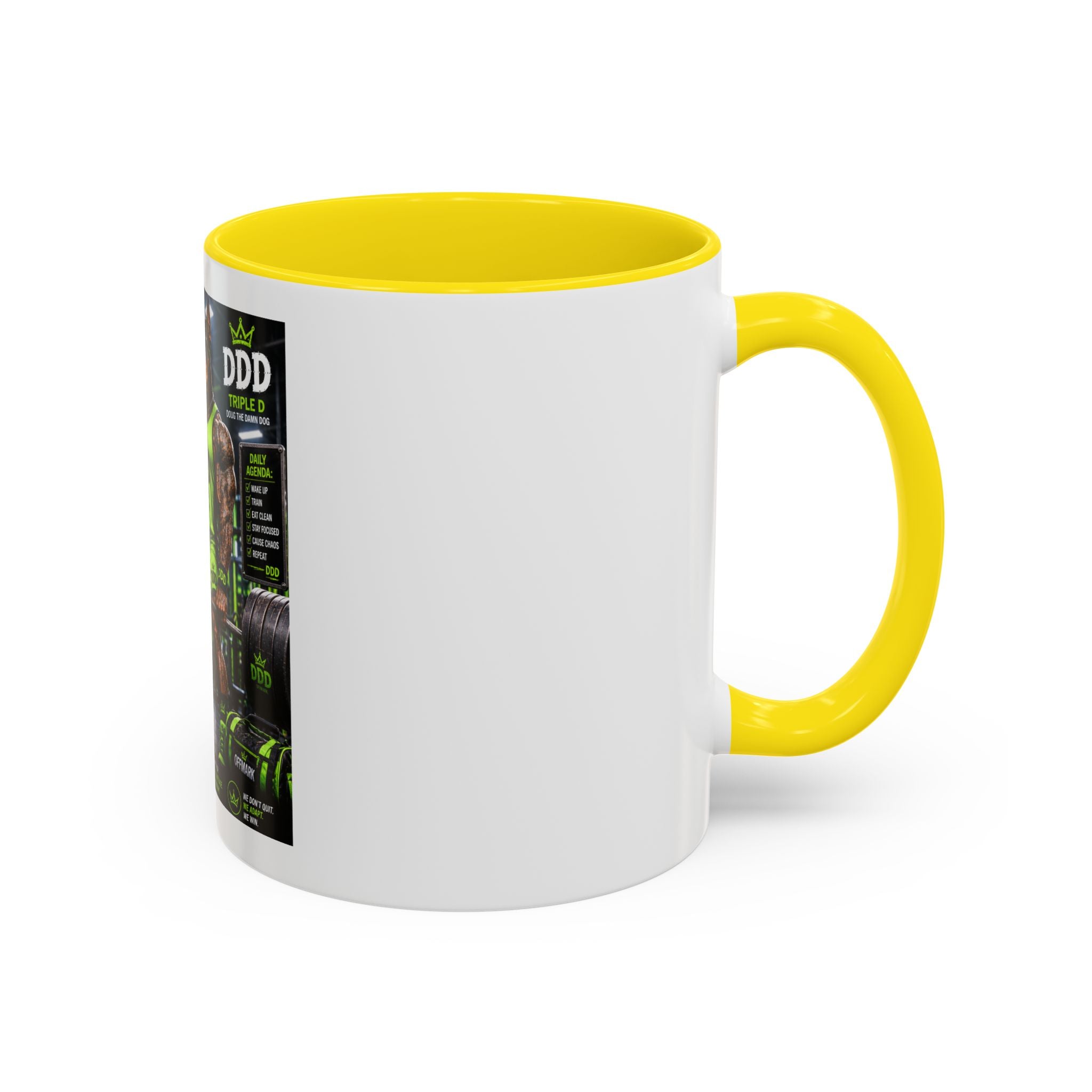 DDD (Doug the Damn Dog) "I Lift Things On Purpose" Coffee Mug