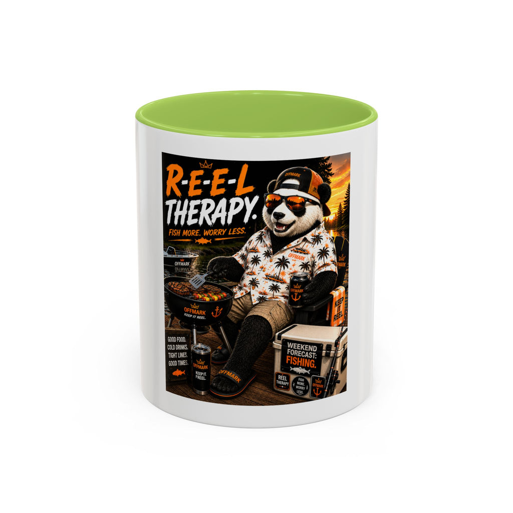 RIP the Panda Bear "R-E-E-L Therapy" Mug