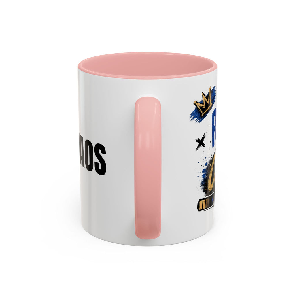 Morning Chaos Coffee Mug — Running on Caffeine & Chaos Accent Mug