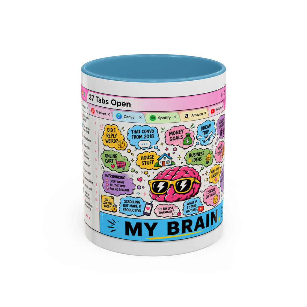 Offmark Originals "My Brain: 37 Tabs Open" Coffee Mug