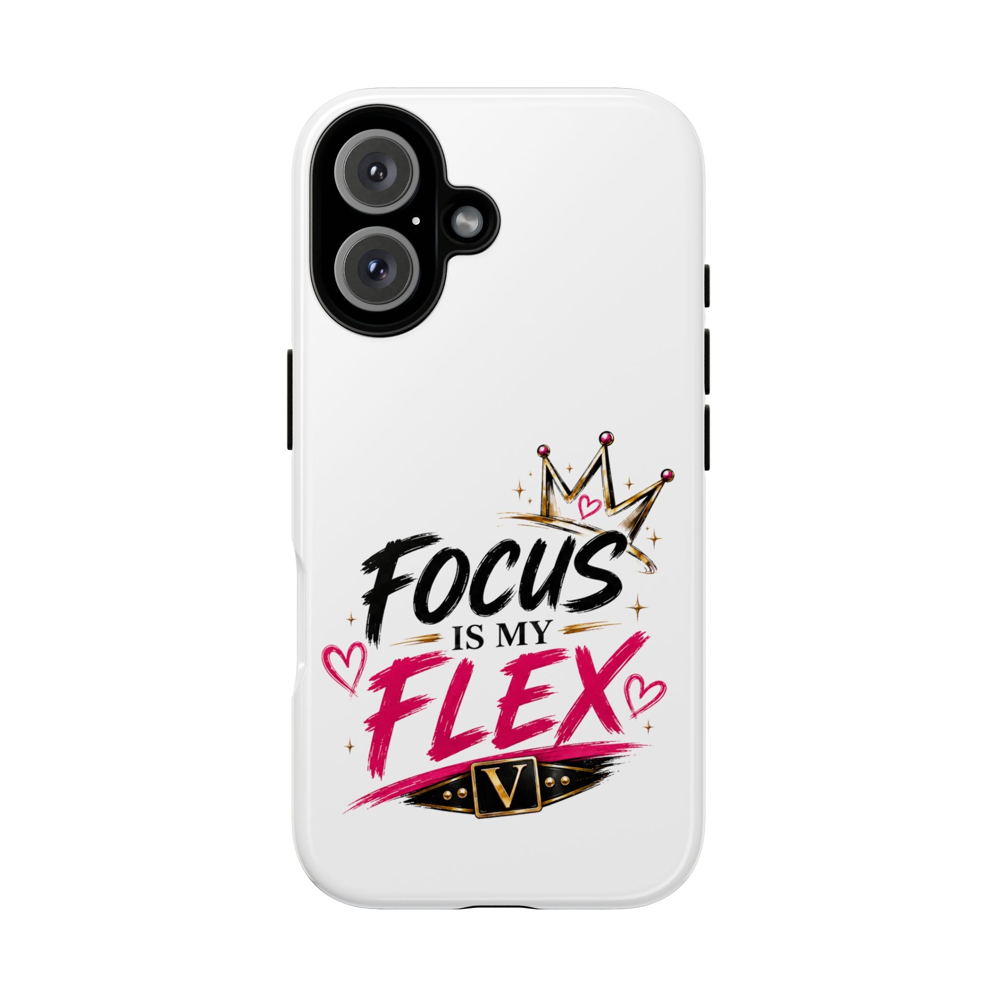 "Focus Is My Flex" Phone Case; Vixen the Foxxy Boss