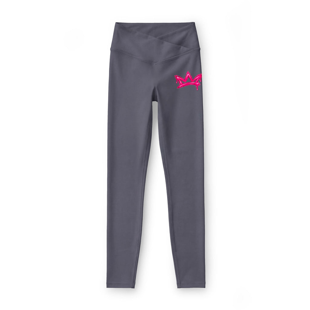 Women’s Luxe Leggings-pink offmark logo