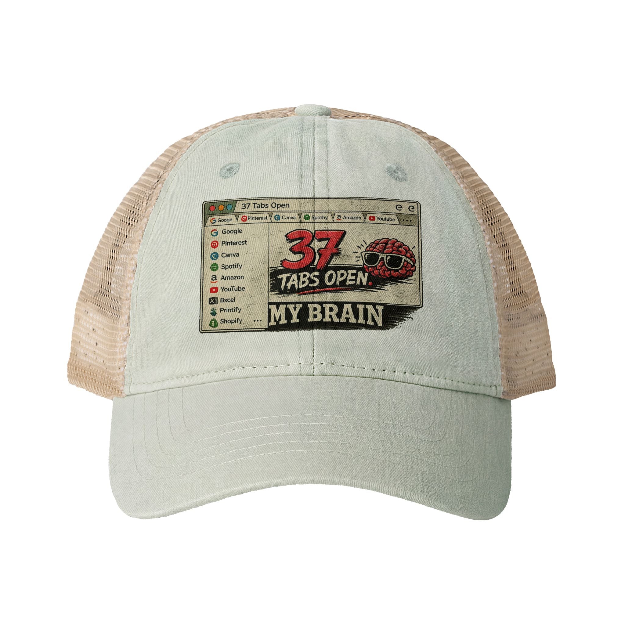 Women's Washed Mesh-Back Cap