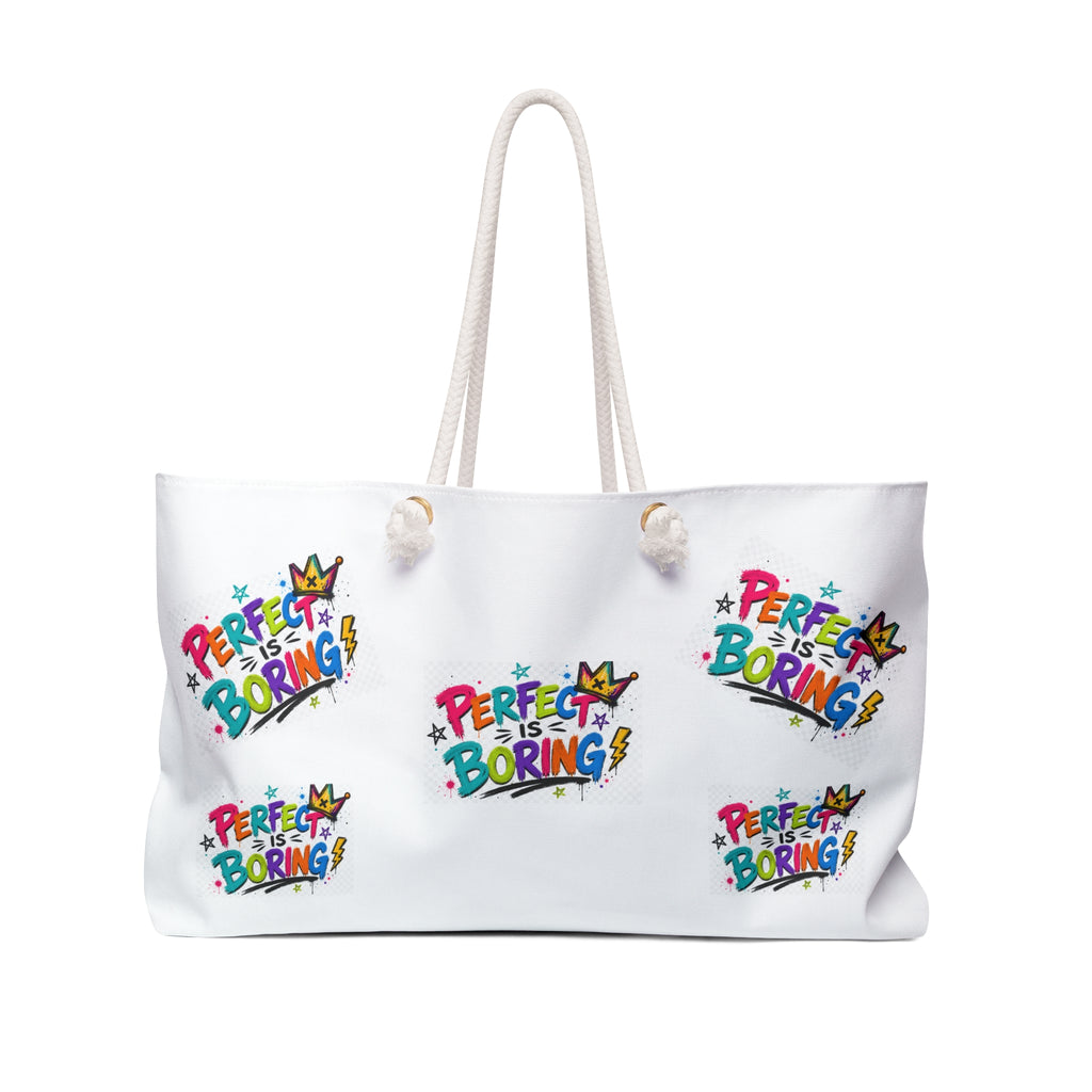 Ziggy the Raccoon-'Perfect Is Boring' Travel Tote