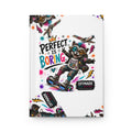 'Perfect Is Boring' Hardcover Journal - Ziggy the Raccoon