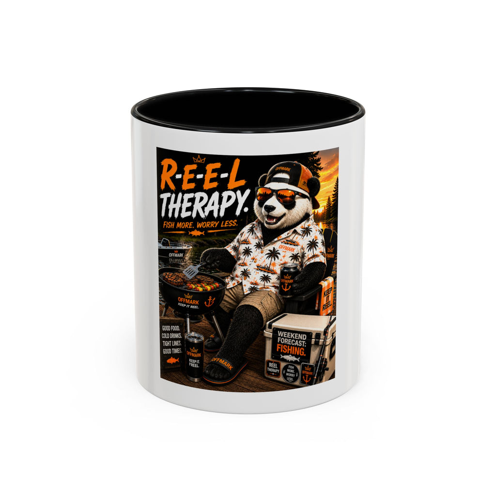 RIP the Panda Bear "R-E-E-L Therapy" Mug
