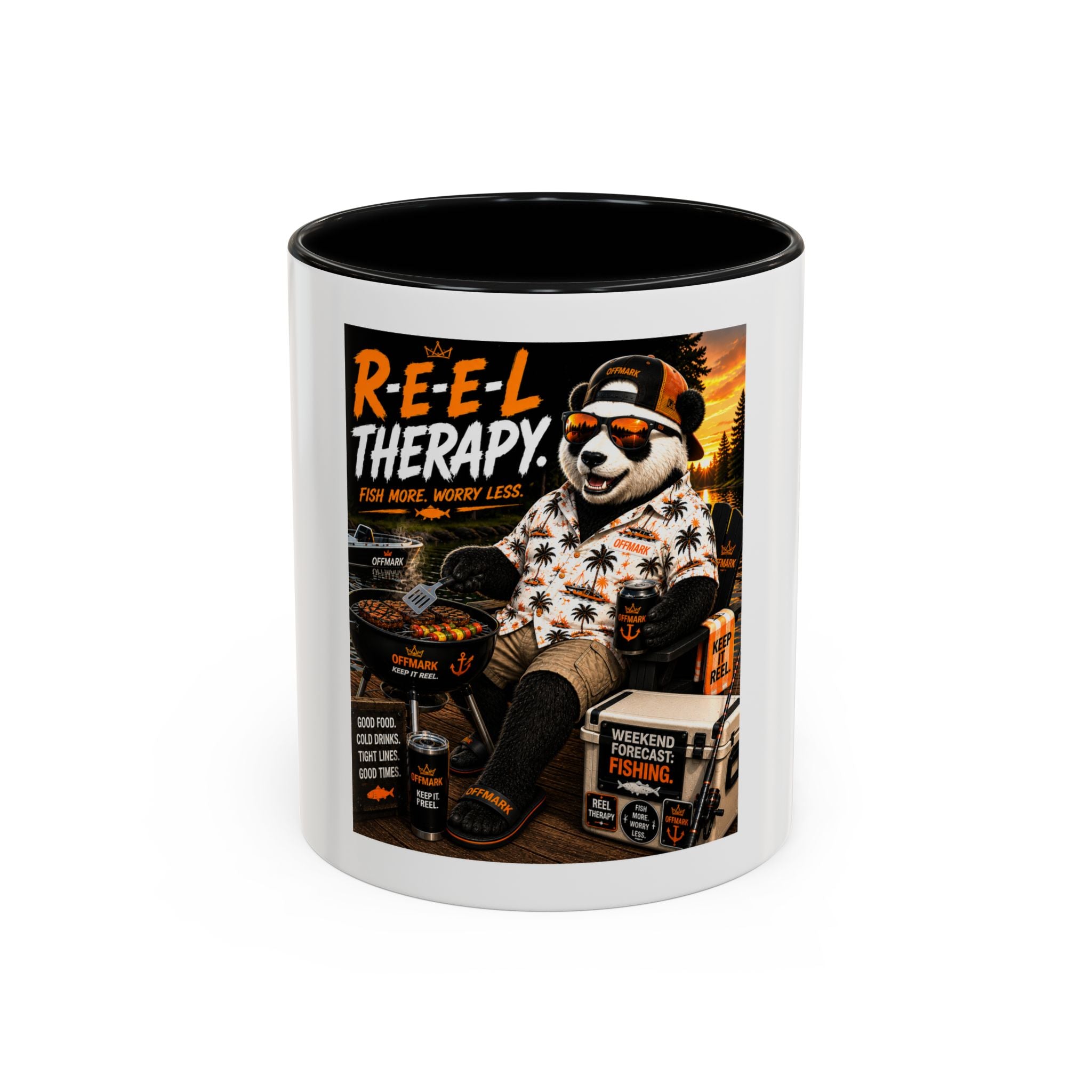 "R-E-E-L Therapy" Mug-RIP the Panda Bear