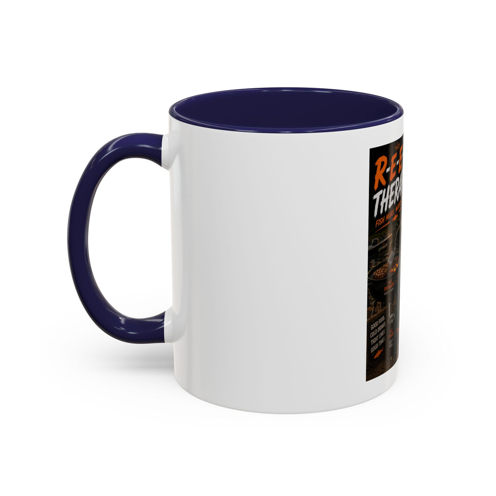 "R-E-E-L Therapy" Fishing RIP the Panda Bear Mug