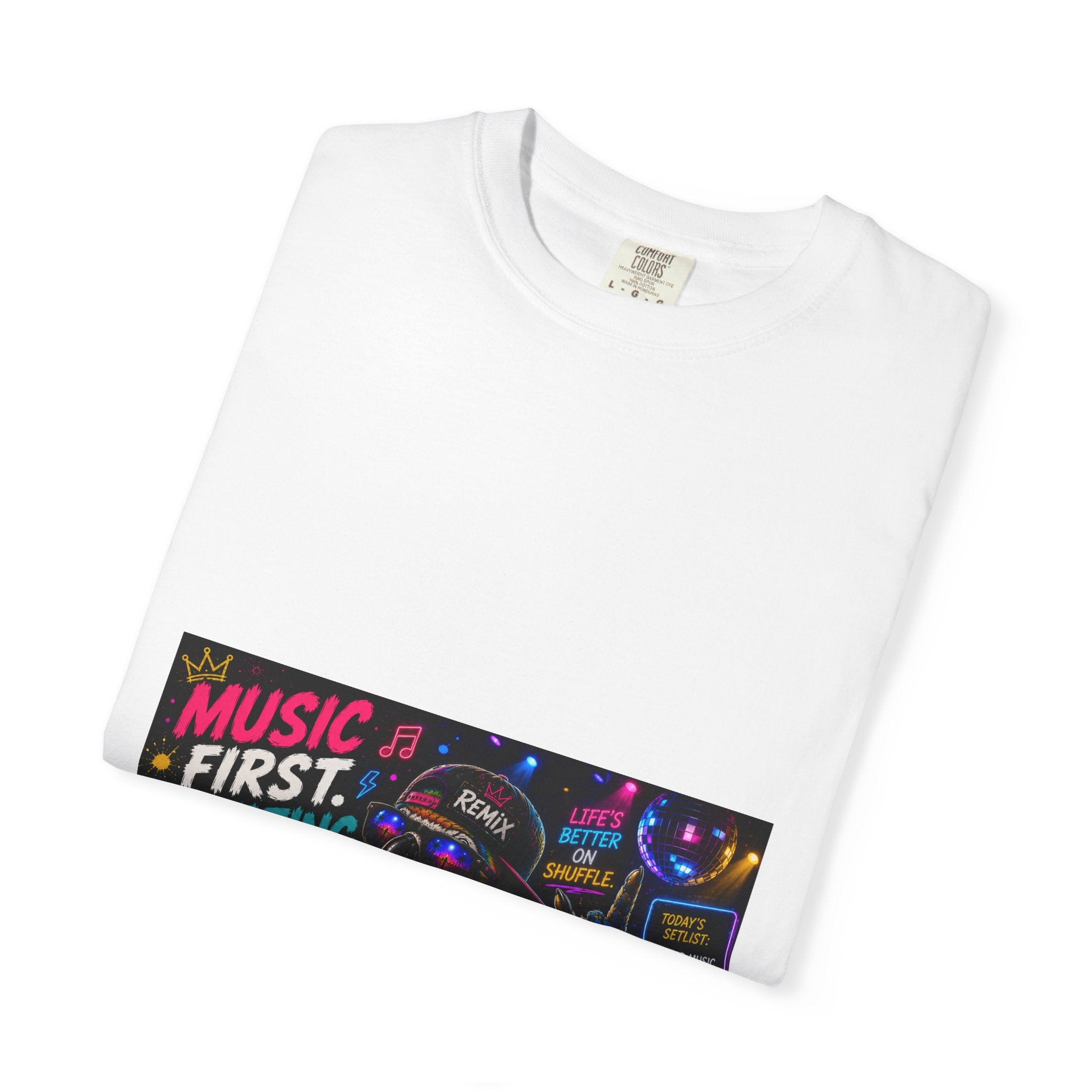 Music First, Adulting Later T-Shirt-Remix the Parrot