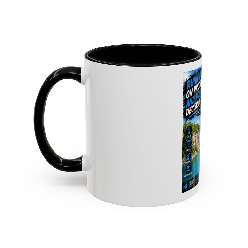 DDD (Doug the Damn Dog) "Running on Protein" Coffee Mug