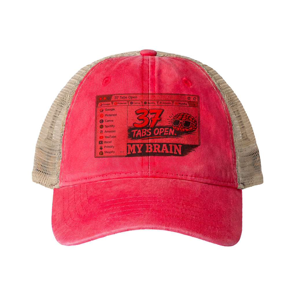 Women's Washed Mesh-Back Cap
