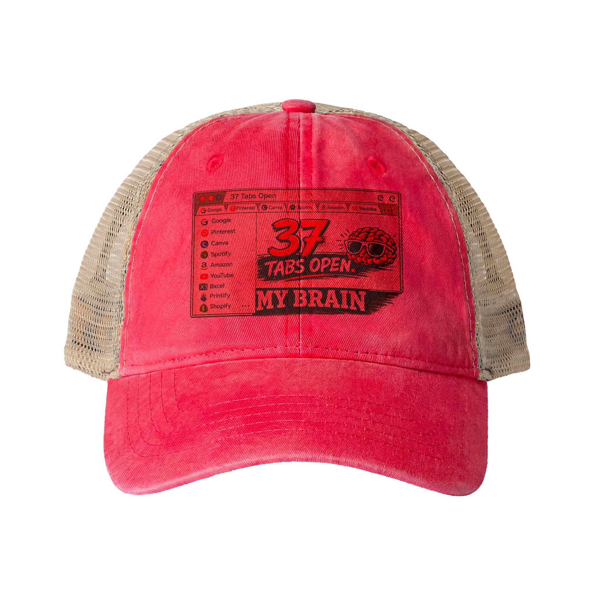 Women's Washed Mesh-Back Cap