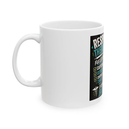 Respect The Therapist Ceramic Mug — Funny Therapist Gift (11oz, 15oz)