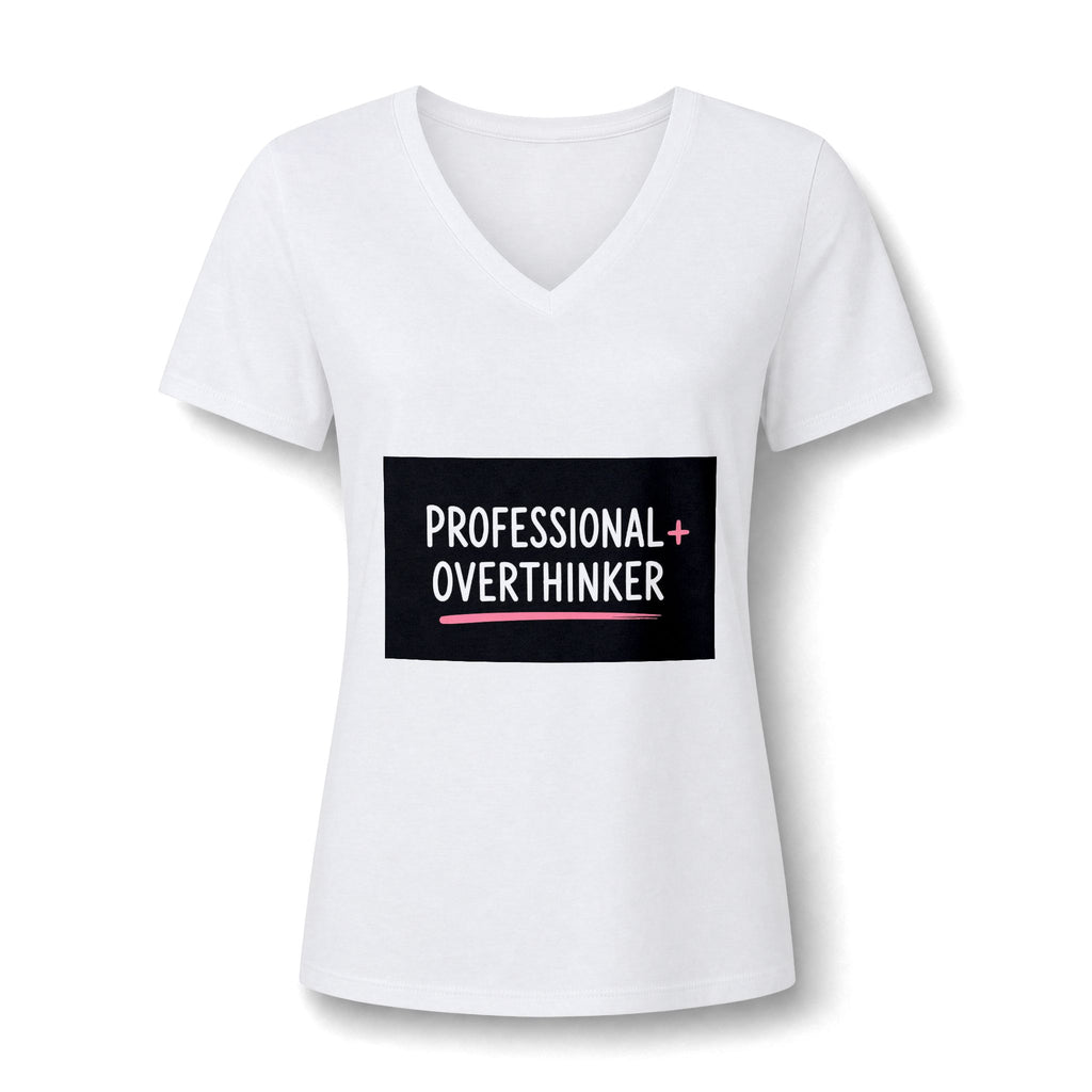 Offmark Originals "Professional Overthinker" V-Neck Tee