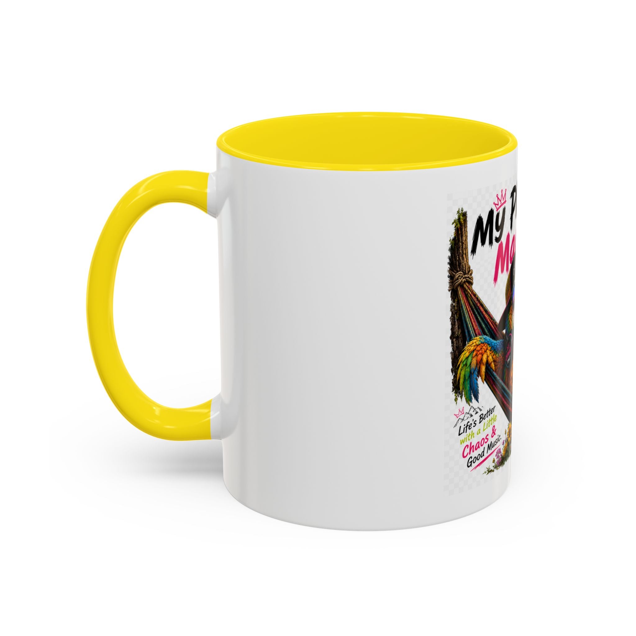 Remix the Parrot "My Playlist Made me do it" Coffee Mug