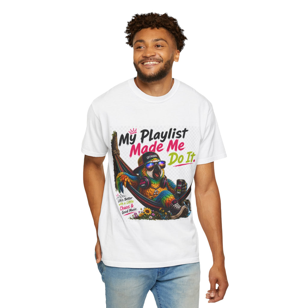Remix the Parrot" My Playlist made me do it" T-Shirt