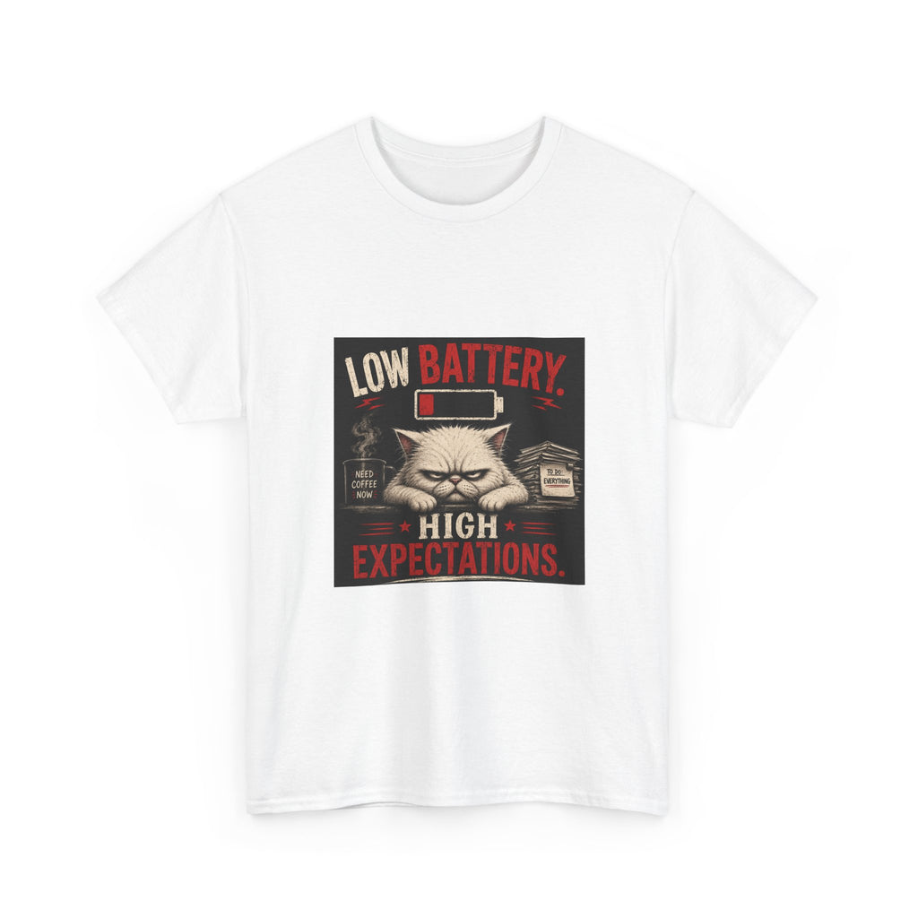 Low Battery, High Expectations T-Shirt