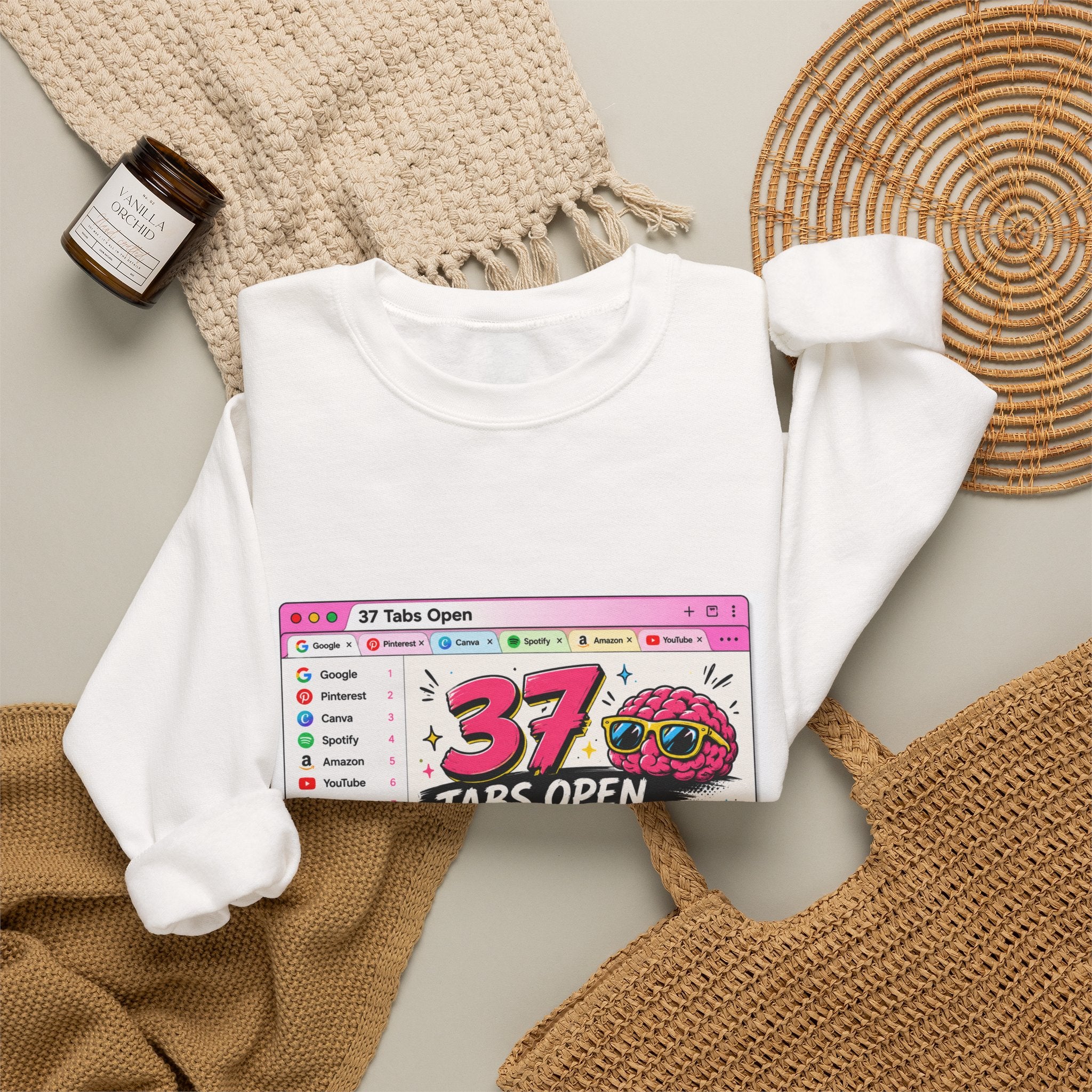 “37 Tabs Open” Sweatshirt