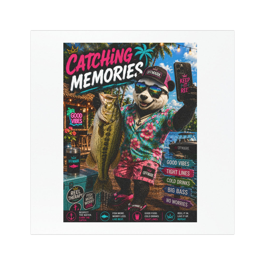 Catching Memories Car Magnet - RIP the Panda Bear