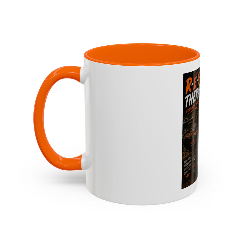 "R-E-E-L Therapy" Fishing RIP the Panda Bear Mug
