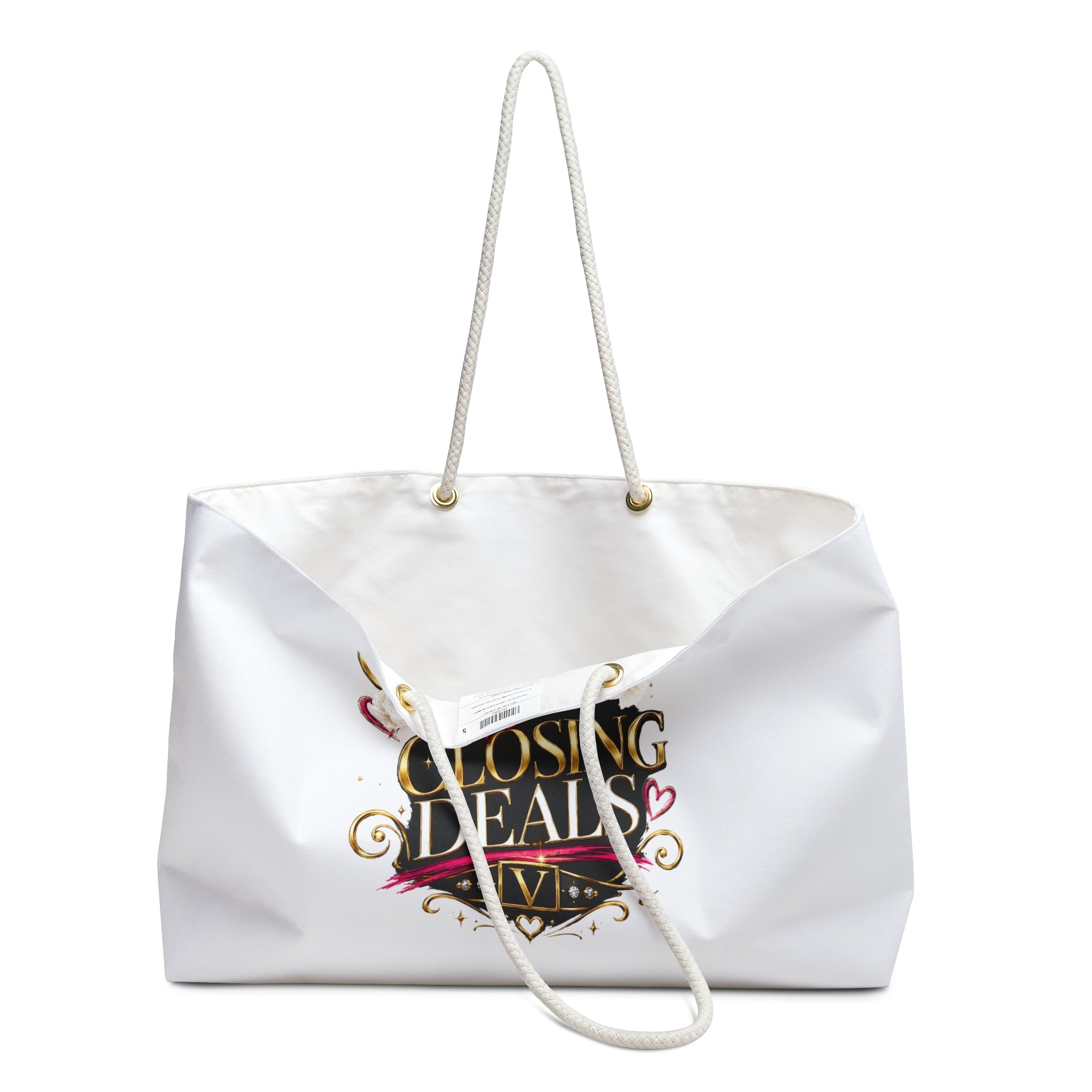 "Catch Me Closing Deals" Travel Tote -Vixen the Bossy Foxxy