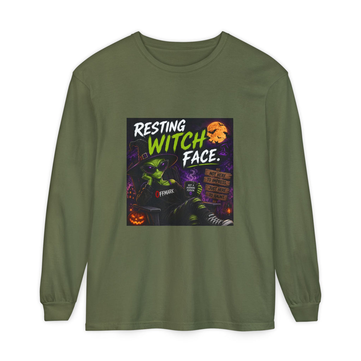 Unisex Garment-dyed Long Sleeve T-Shirt