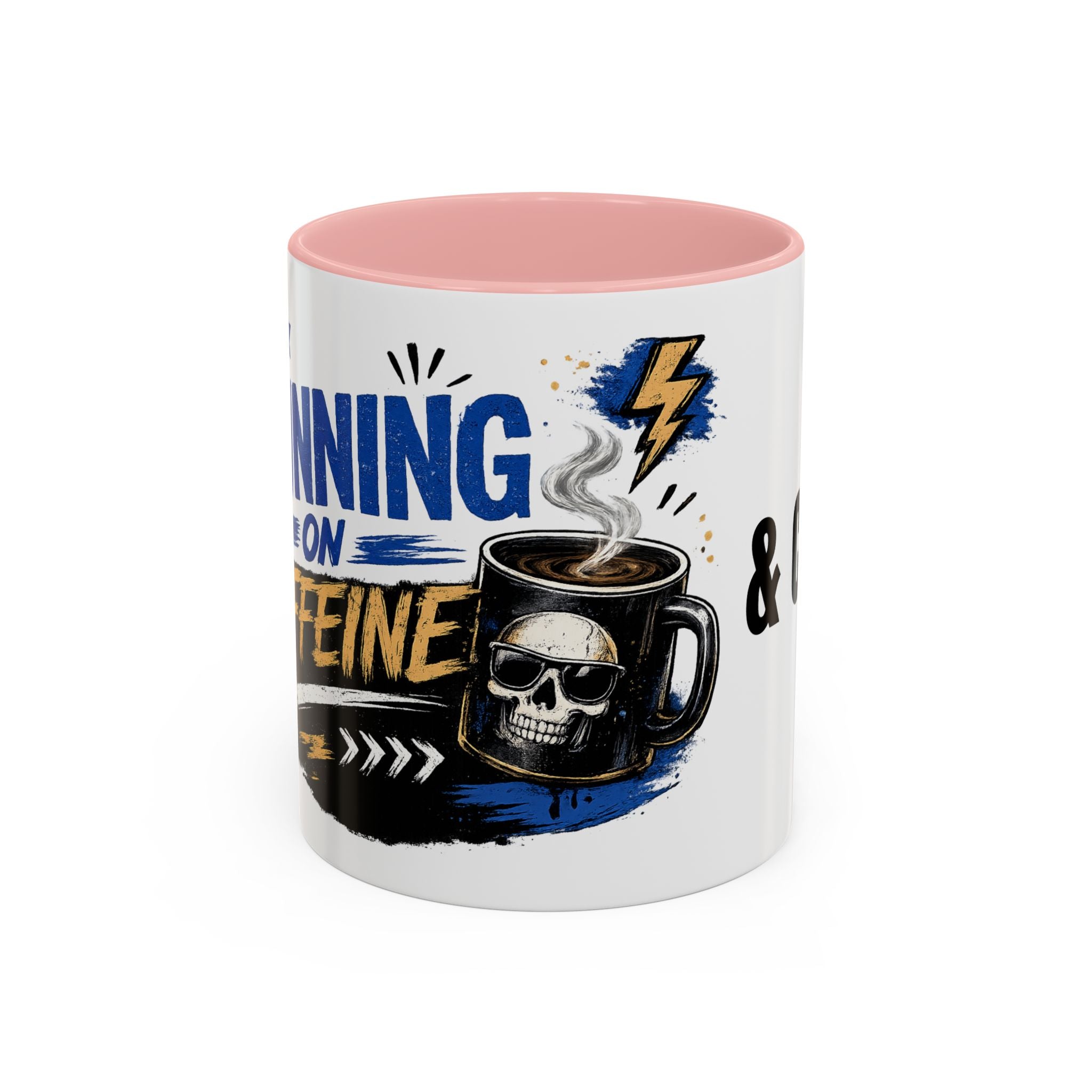 Running on Caffeine & Chaos Coffee Mug