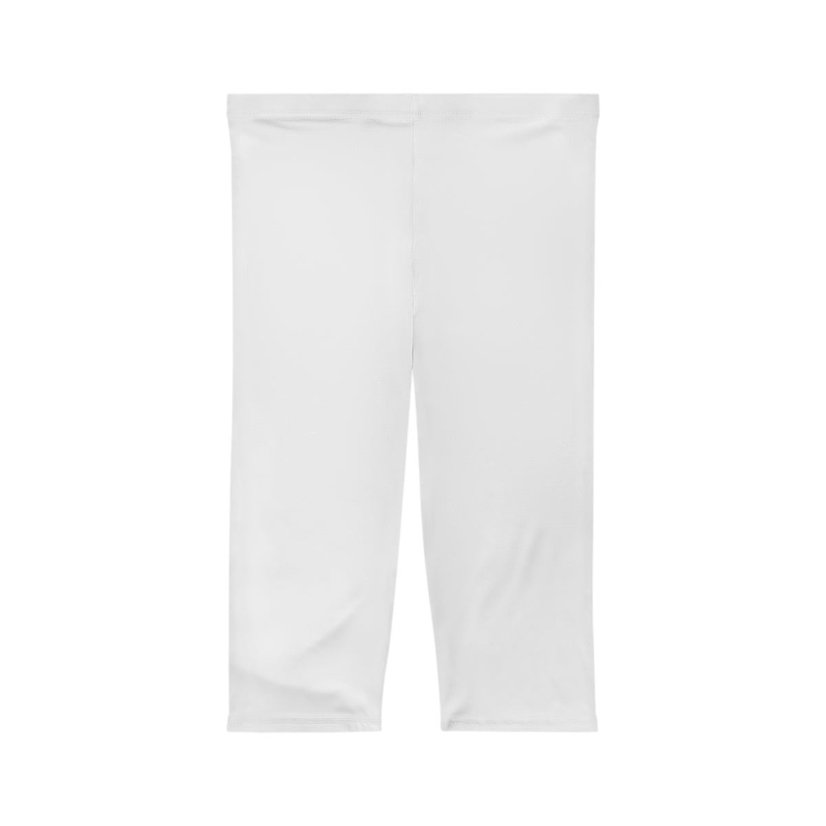 Capri Leggings with Pink Crown Patch — Women's Cropped Activewear