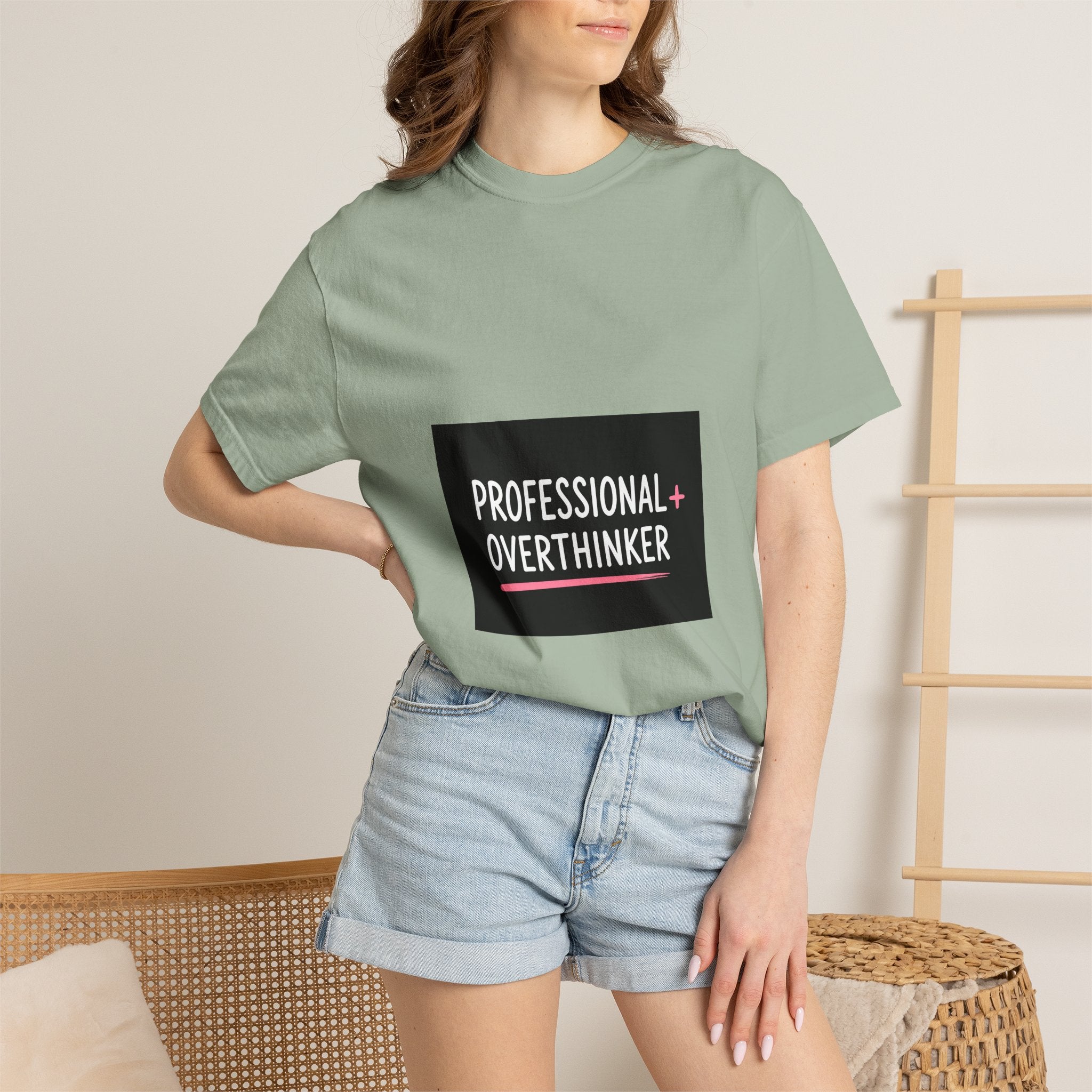T-Shirt — "Professional Overthinker" Graphic Tee