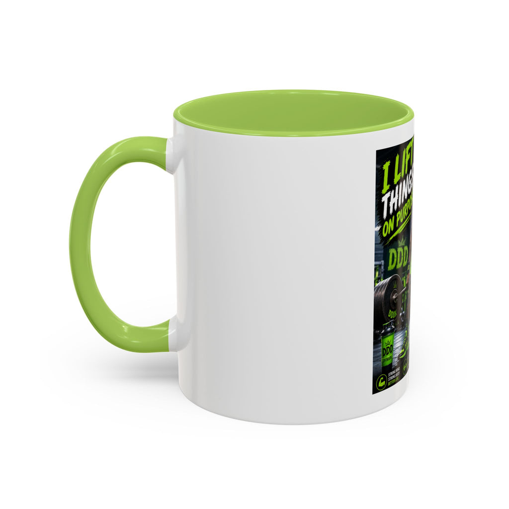 DDD (Doug the Damn Dog) "I Lift Things On Purpose" Coffee Mug