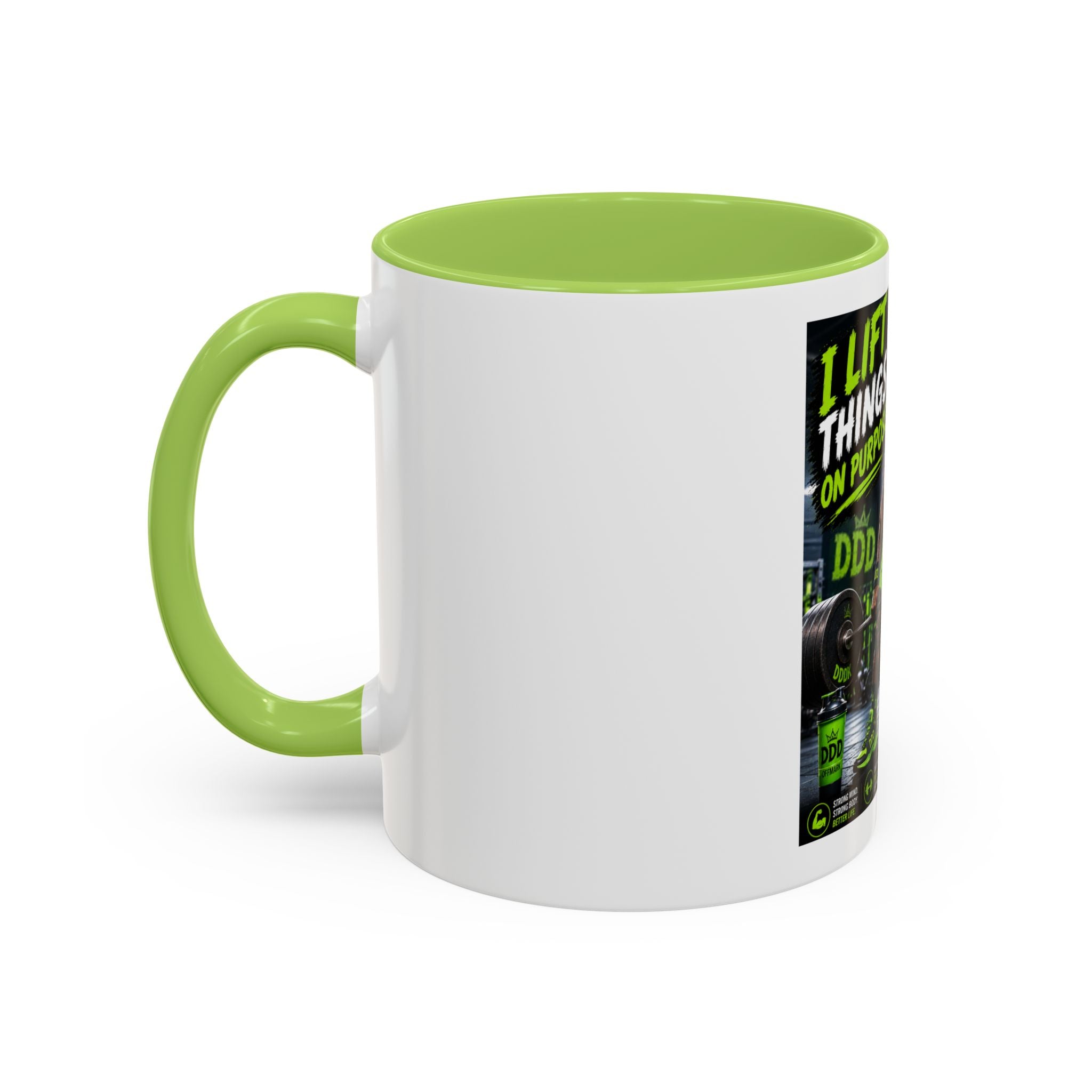DDD (Doug the Damn Dog) "I Lift Things On Purpose" Coffee Mug
