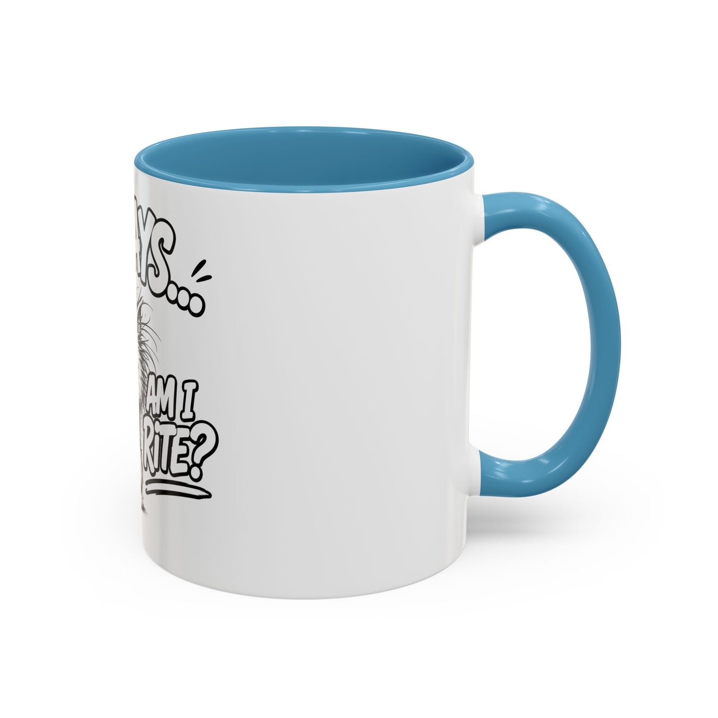 Mondays... Am I Rite? Grumpy Cat Accent Coffee Mug