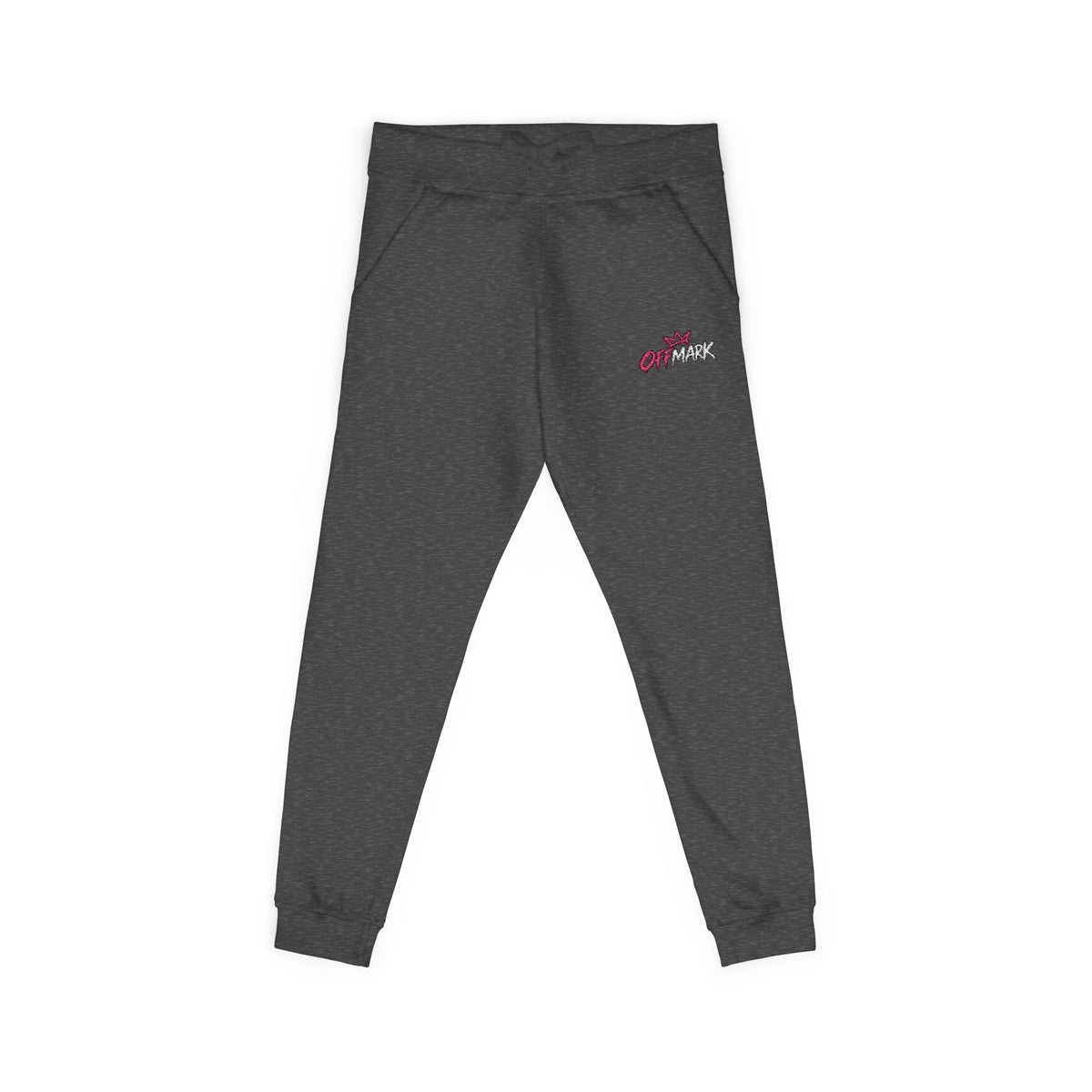 Embroidered Floral Lounge Sweatpants — Pink logo Cozy Joggers
