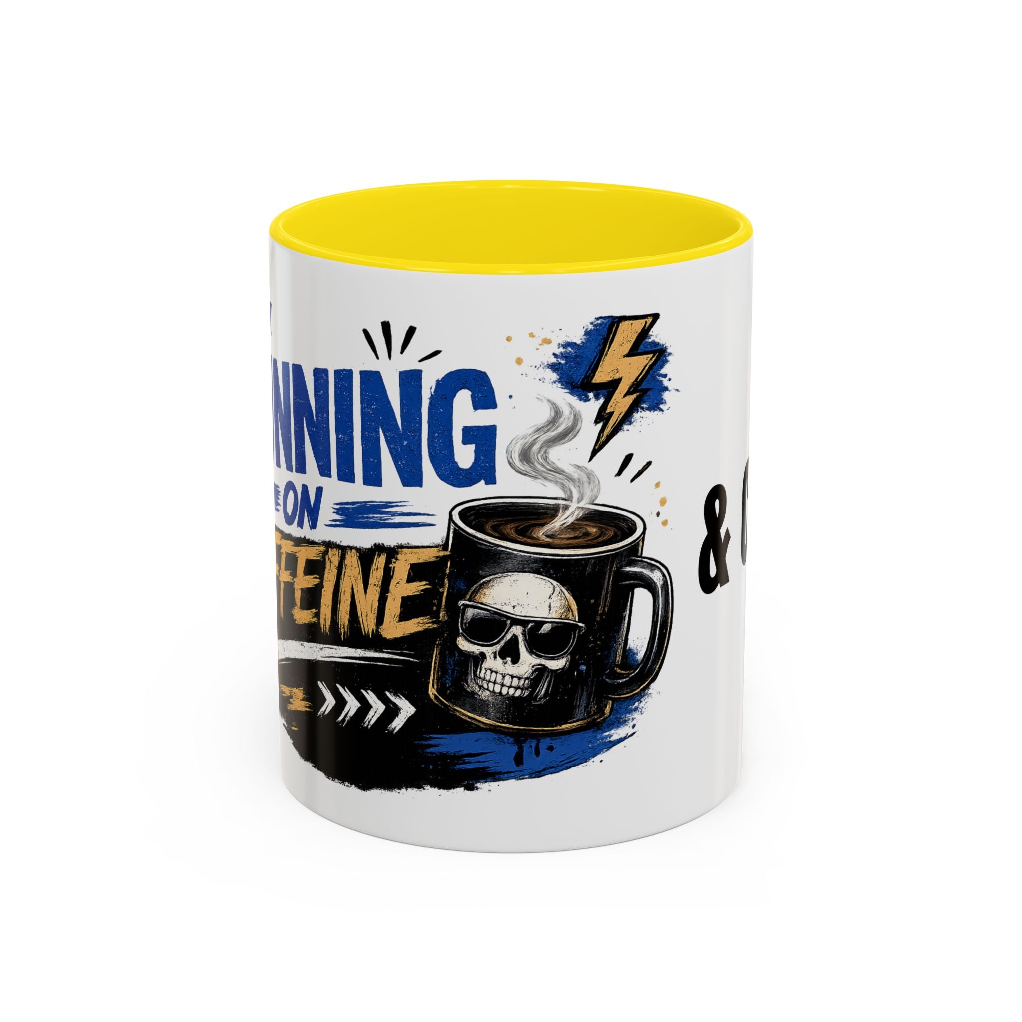 Running on Caffeine & Chaos Coffee Mug