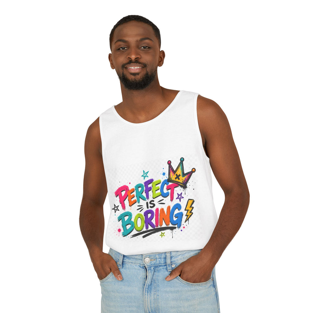 Ziggy the Raccoon-"Perfect Is Boring" Tank Top