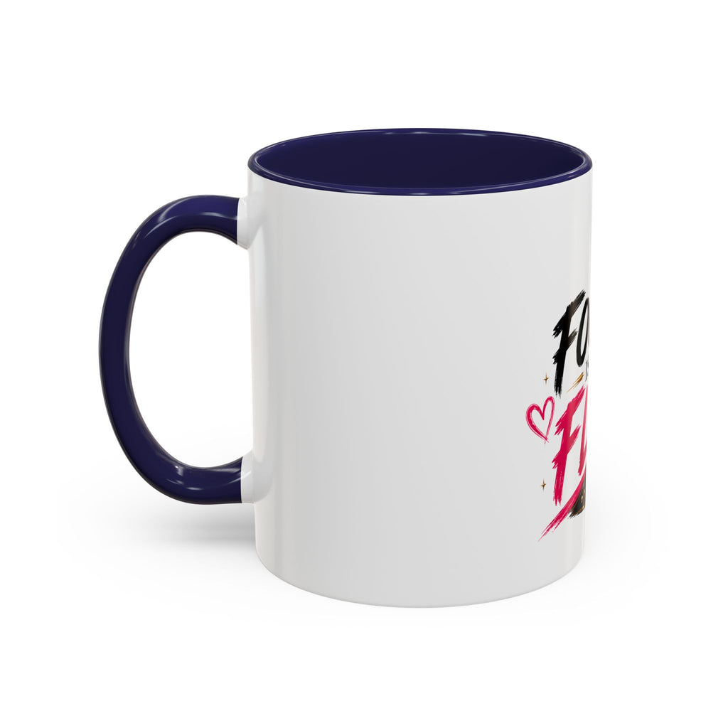 Focus Is My Flex Accent Coffee Mug — Vixen the Foxxy Boss