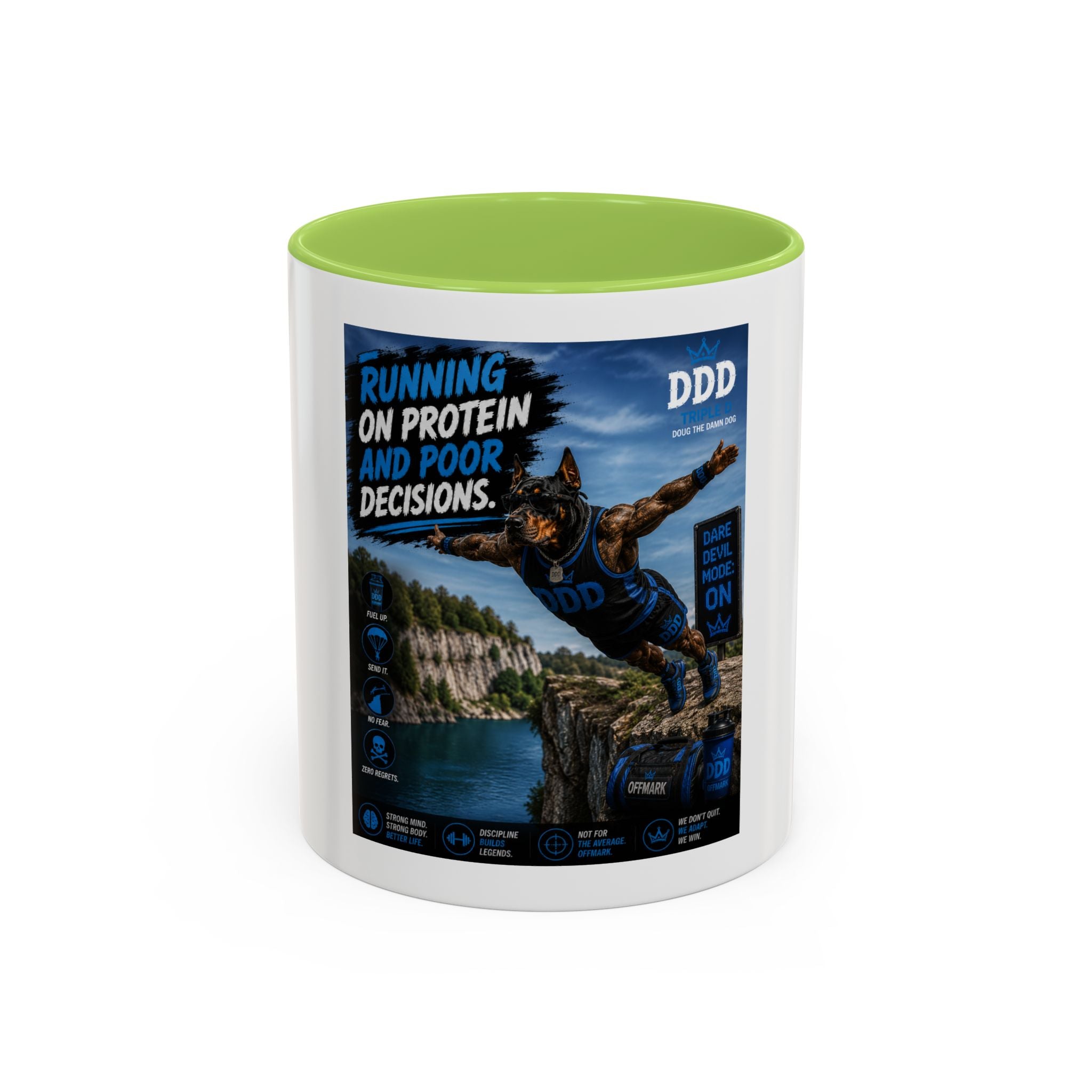 Running on Protein Coffee Mug  DDD