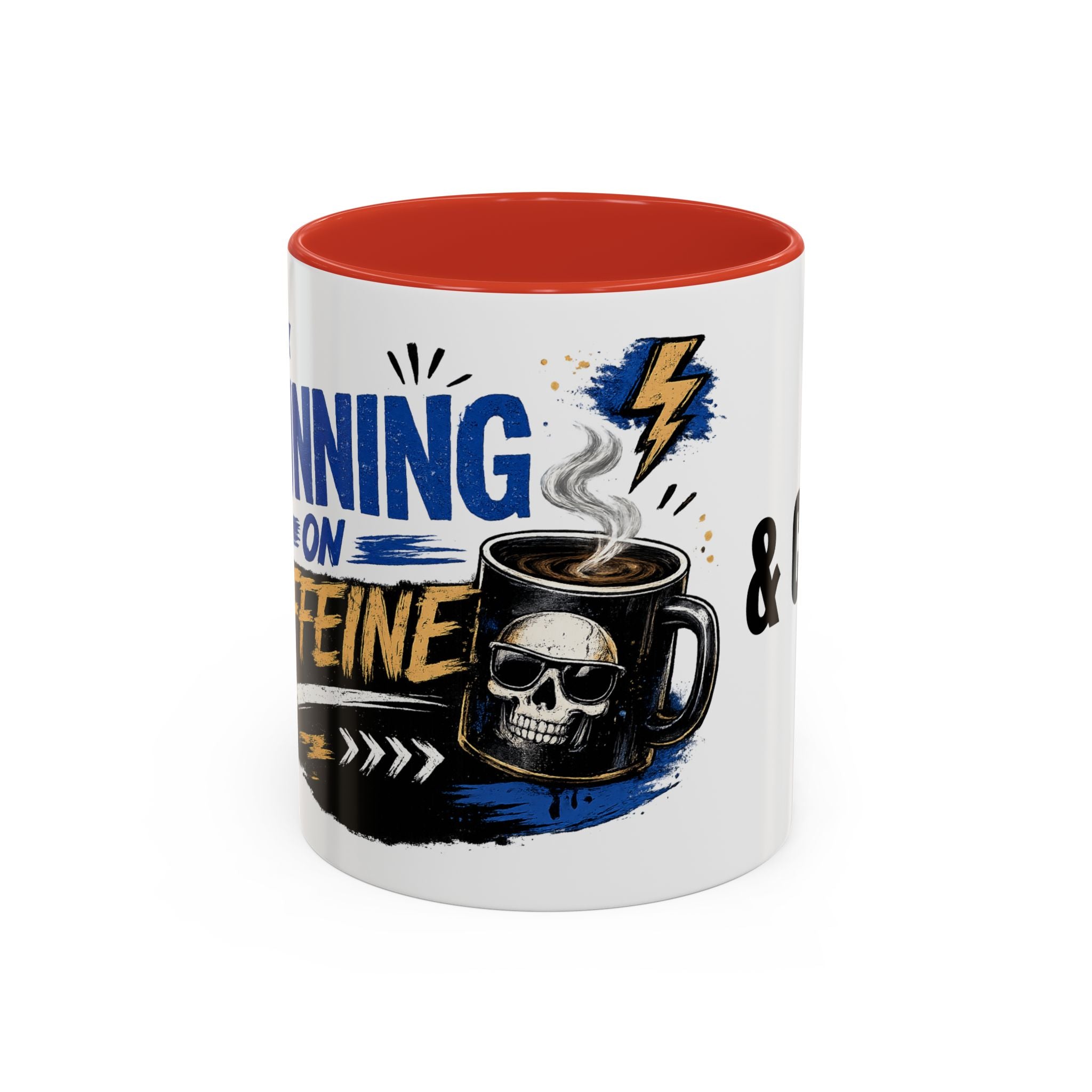 Running on Caffeine & Chaos Coffee Mug