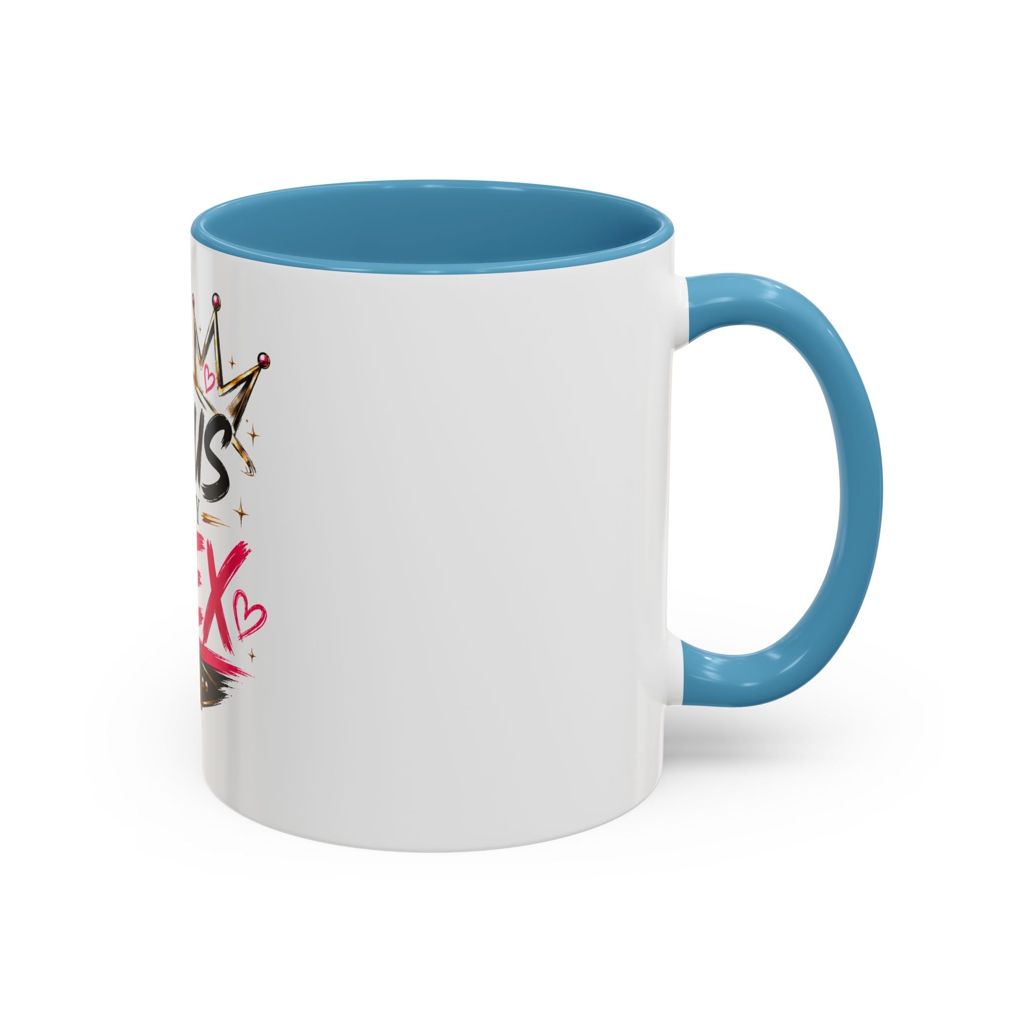 Focus Is My Flex Accent Coffee Mug — Vixen the Foxxy Boss