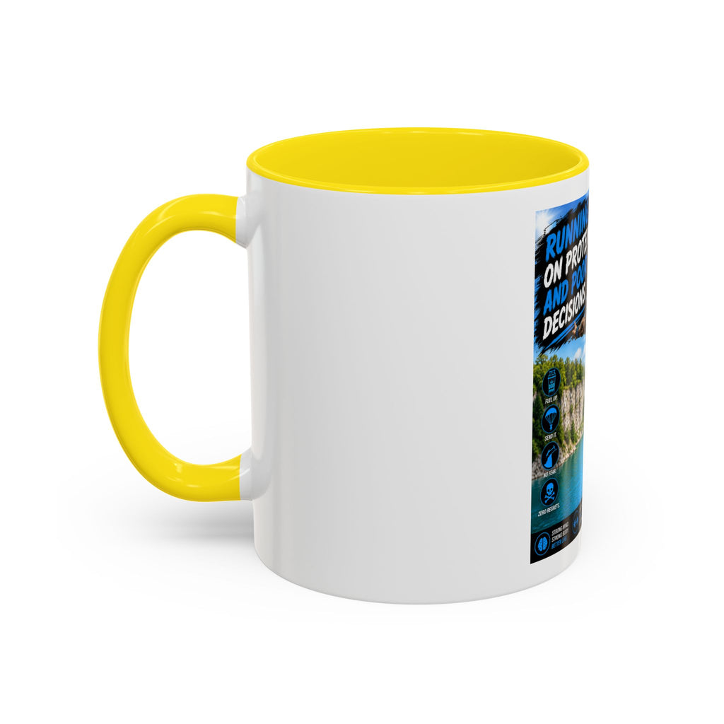 DDD (Doug the Damn Dog) "Running on Protein" Coffee Mug